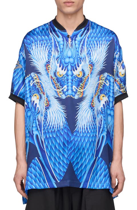 Satin Dragon Graphic Jersey