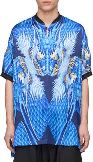 Y-3 Satin Dragon Graphic Jersey