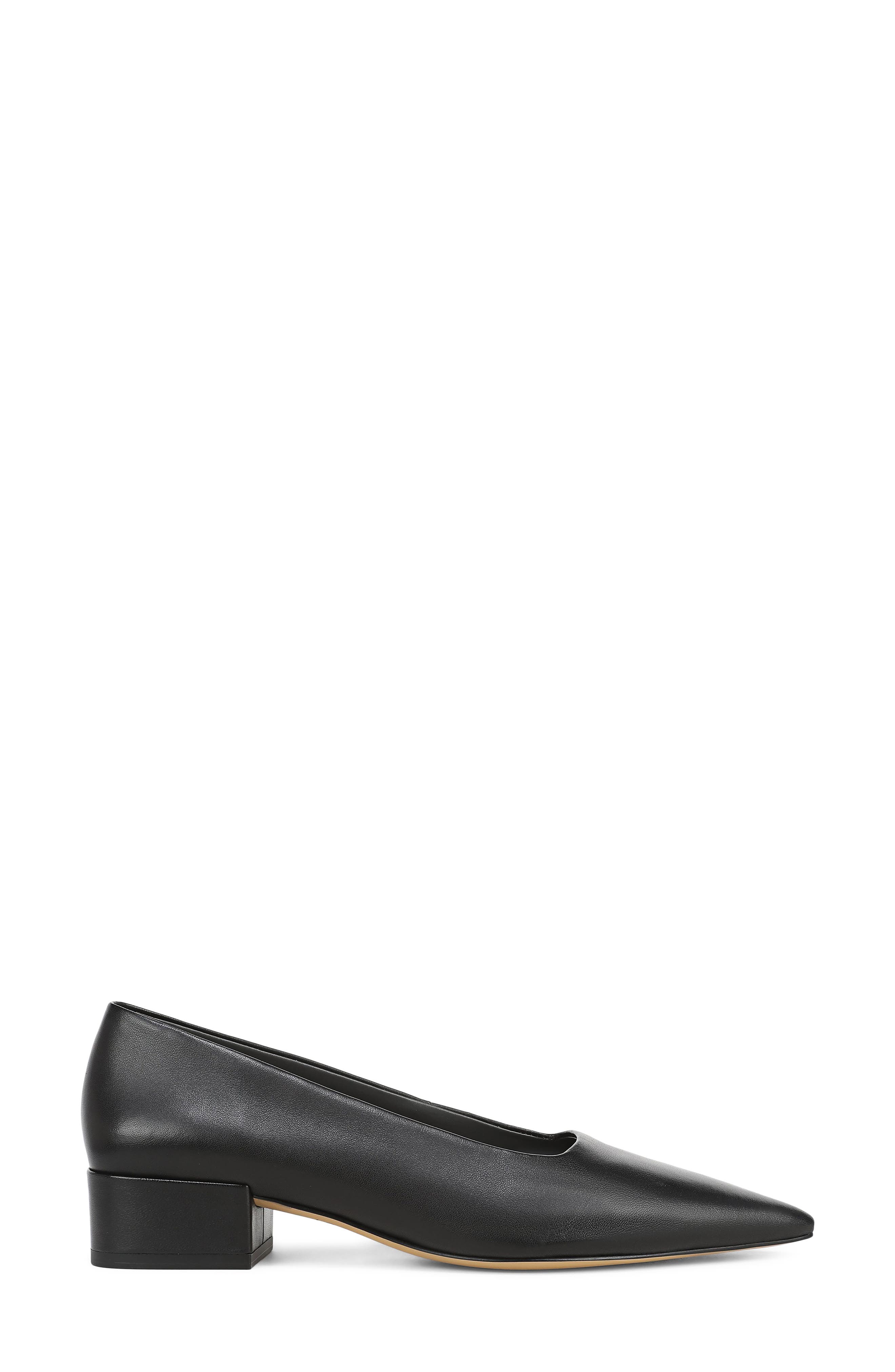 Boa Pointed Toe Pump, Alternate, color, BLACK