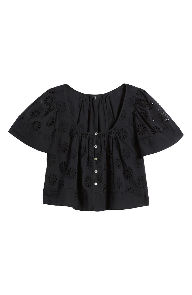Rails Bambina Cotton Eyelet Trapeze Top, Alternate, color, 