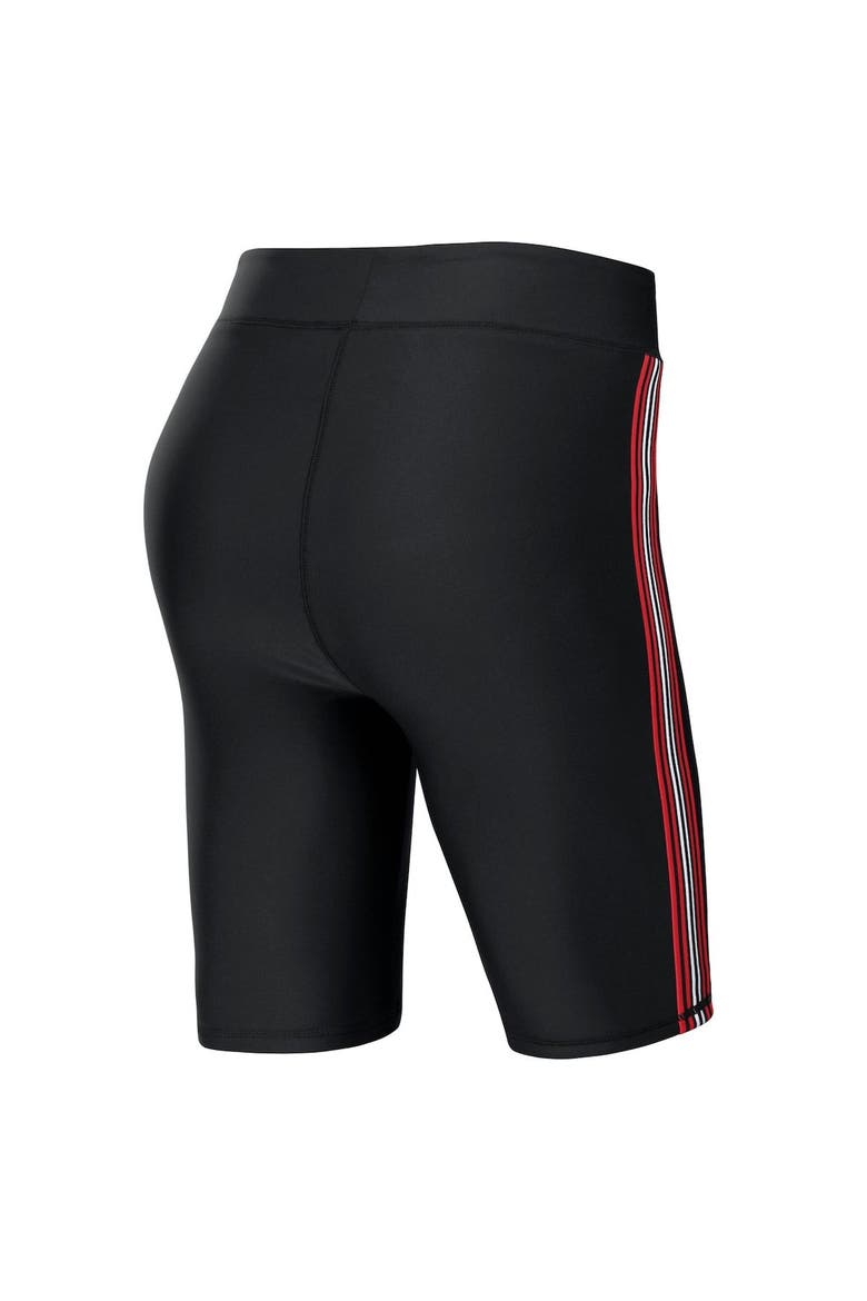 Women's WEAR by Erin Andrews Black Buffalo Bills Biker Shorts, Alternate, color, Black