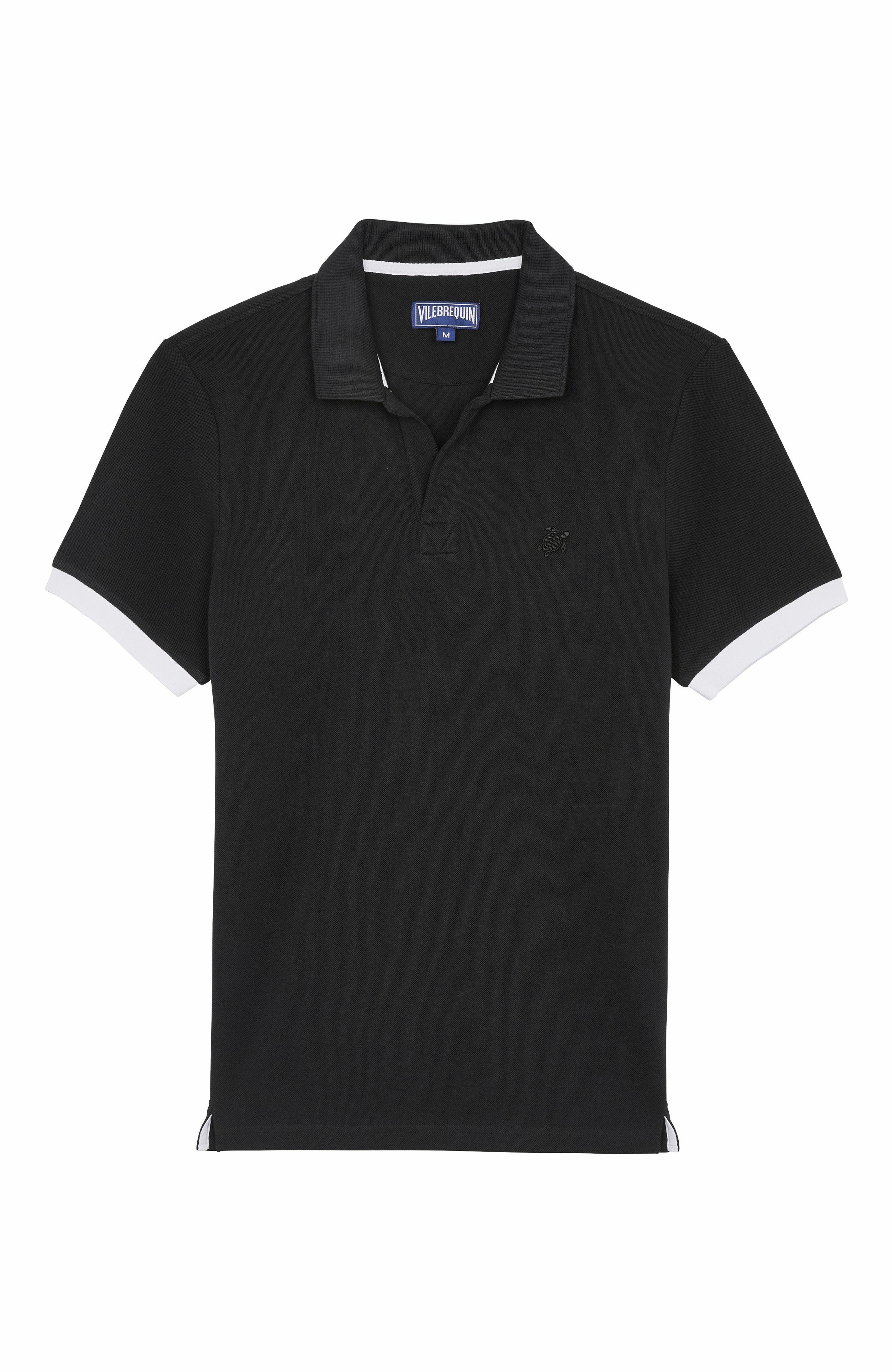Men's Solid Cotton Polo - image 2