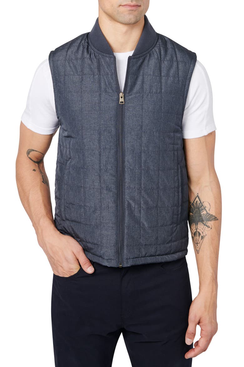 Outerwear Vest, Main, color, NAVY