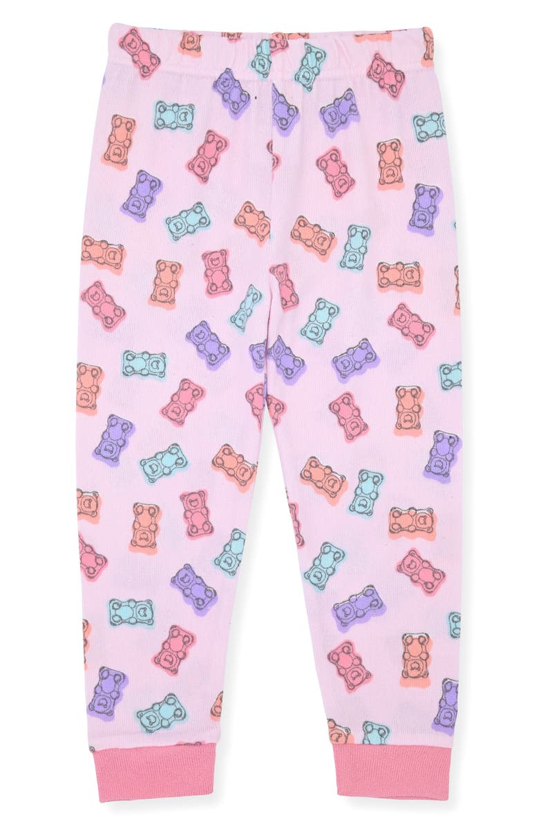 CLOUD NINE Kids' Gummy Bears Pajamas & Socks Set, Alternate, color, Pink