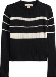 Cotton Emporium Kids' Stripe Crewneck Sweater