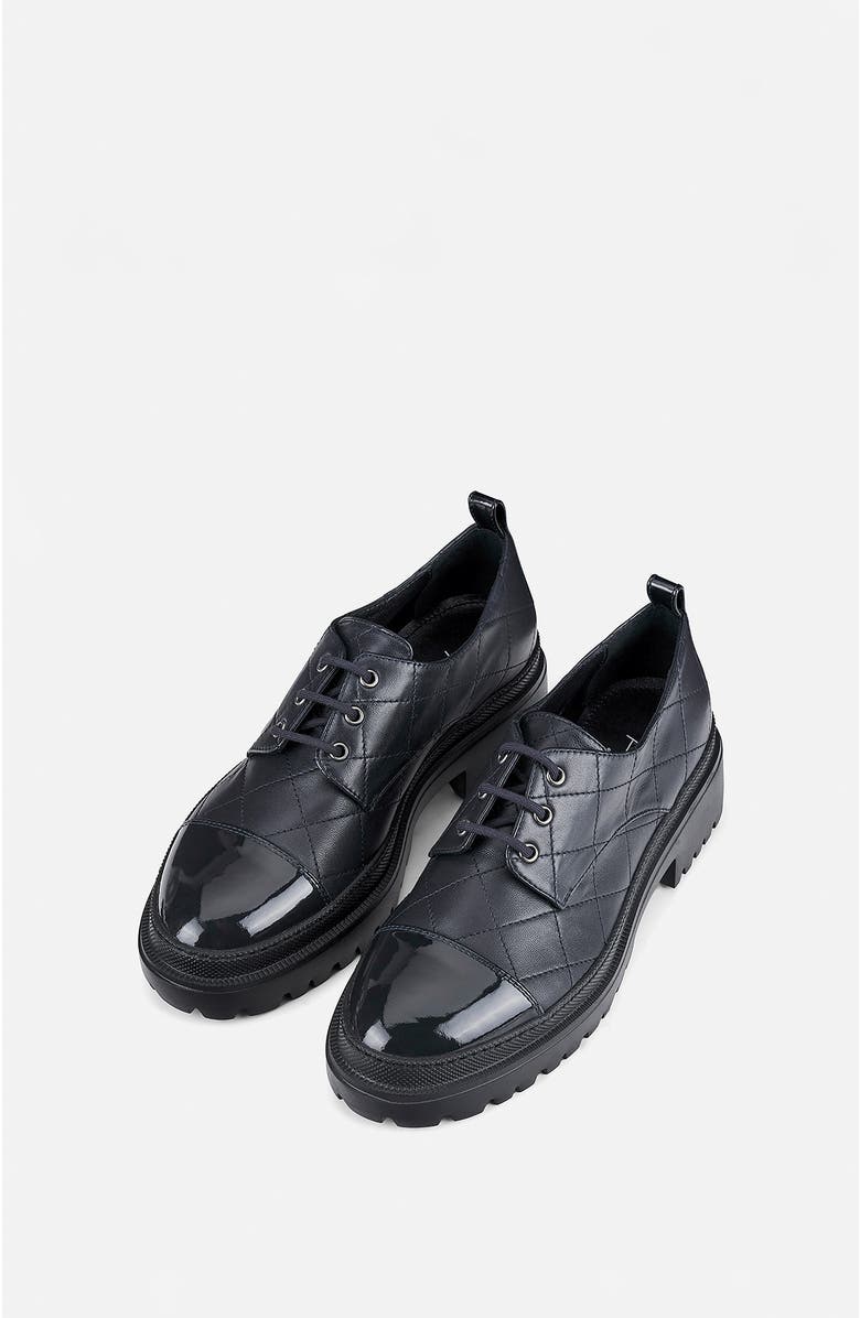 AGL Mary Quilted Lace Up, Alternate, color, Night