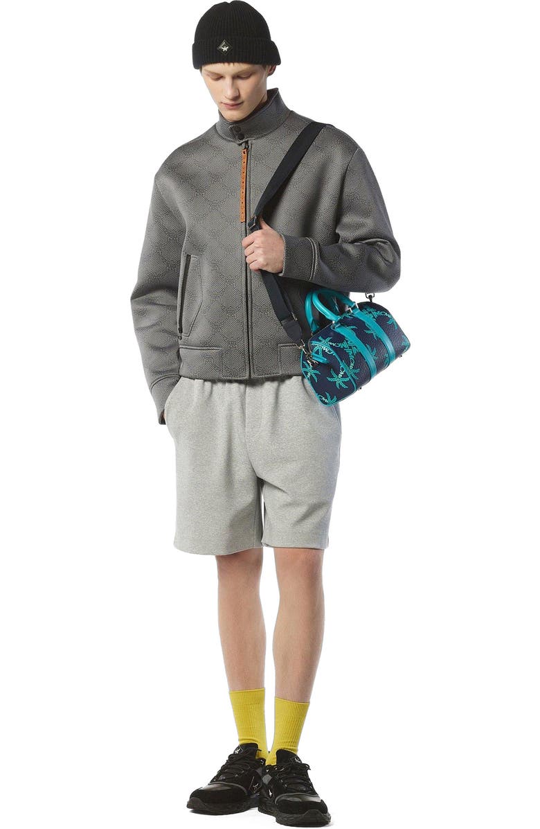 MCM Ella Boston Bag in Palm Canvas, Alternate, color,