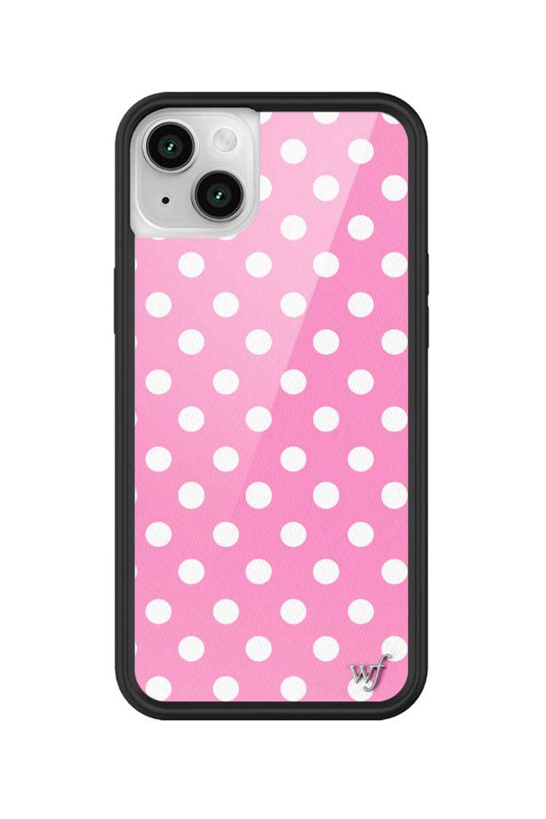Polka Dot | Pink and White iPhone Case, Main, color, Pink