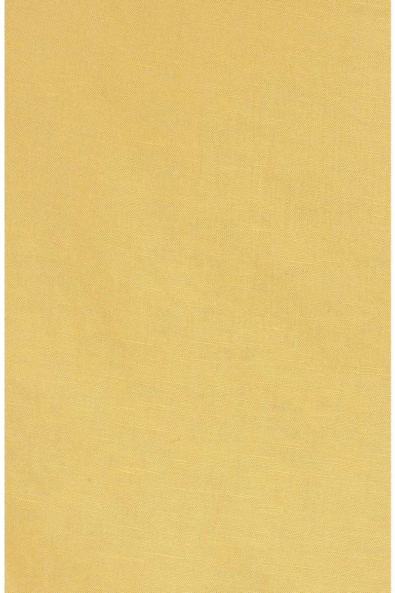 the Label Ruffle Linen Blend Wrap Dress, Alternate, color, YELLOW MINERAL