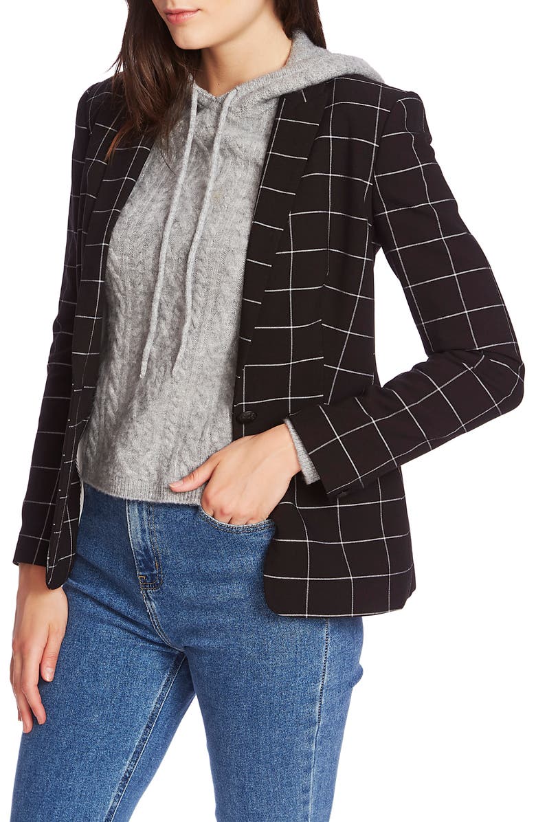 Court & Rowe Windowpane Plaid Blazer, Alternate, color,