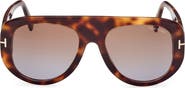 TOM FORD Cecil 55mm Pilot Sunglasses