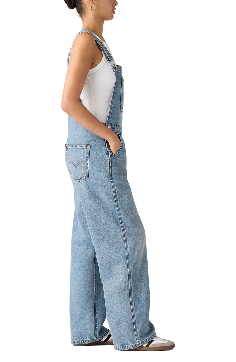 Levi's Baggy Denim Overalls, Alternate, color, 