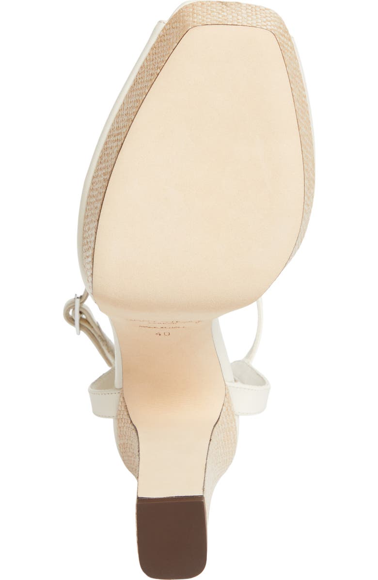 Jimmy Choo Sacaria Ankle Strap Platform Sandal, Alternate, color, Latte Mix