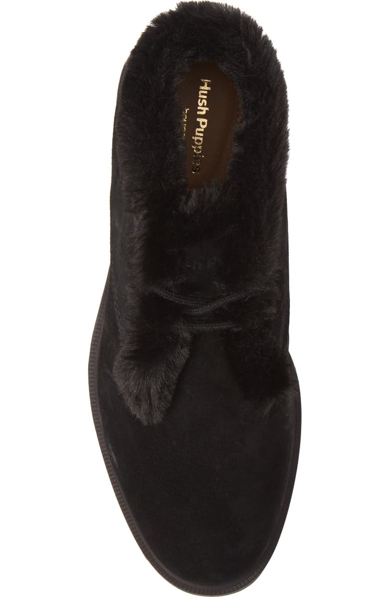 Hush Puppies<sup>®</sup> Bailey Faux Fur Lined Chukka Boot, Alternate, color,