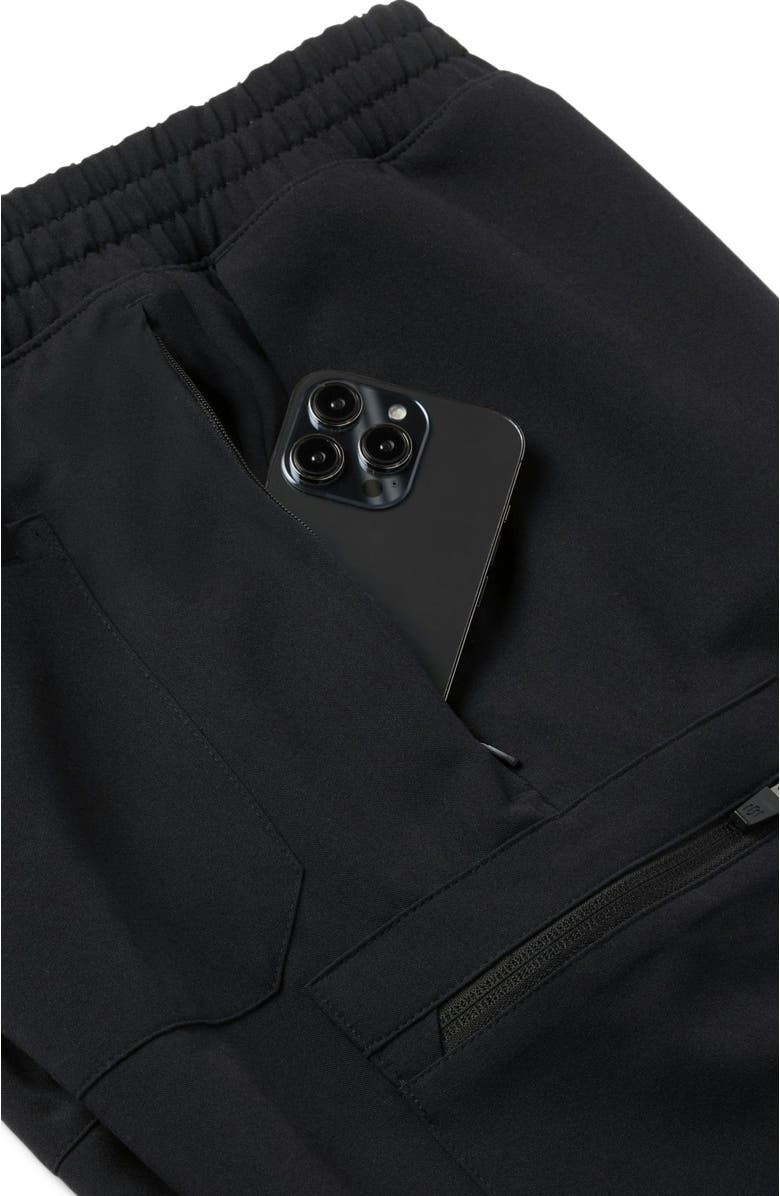 JAANUU Osmo Men's 8-Pocket Classic Scrub Jogger, Alternate, color, Black