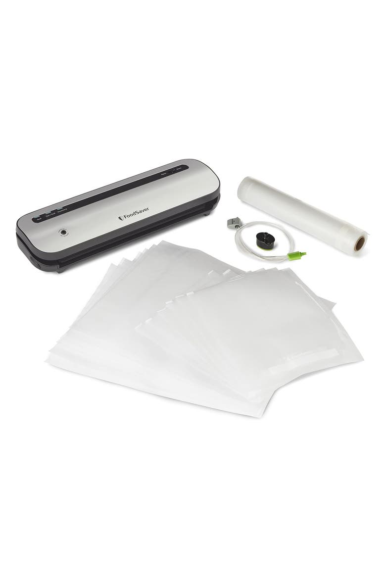 Space Saving Vacuum Sealing System, Main, color, Silver