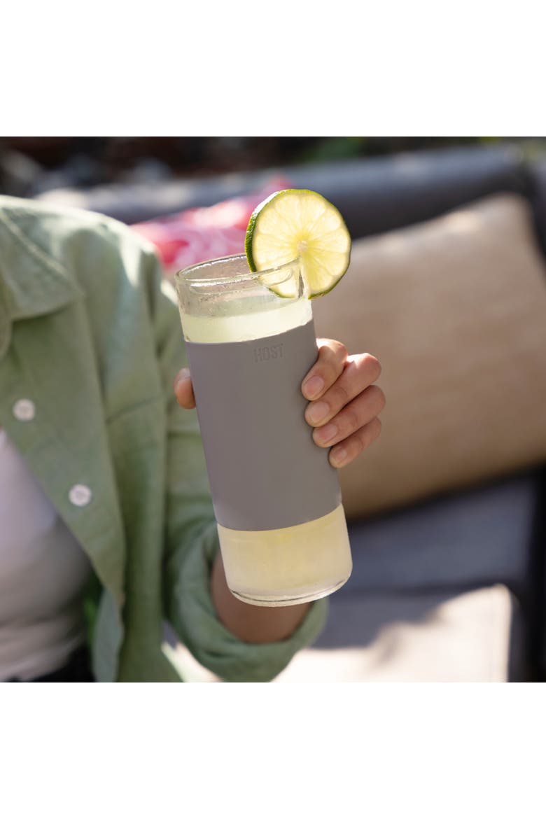 Glass FREEZE Highball Cooling Cups Set of 2, Alternate, color, Gray