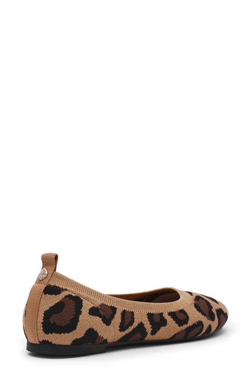 Anne Klein Joyy Knit Ballet Flat In Brown