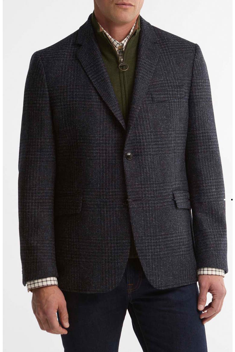 Bryson Moons Wool Sport Coat, Main, color, NAVY