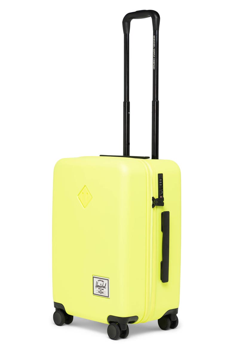 Heritage™ Hardshell Large Carry-On Luggage, Alternate, color, SAFETY YELLOW
