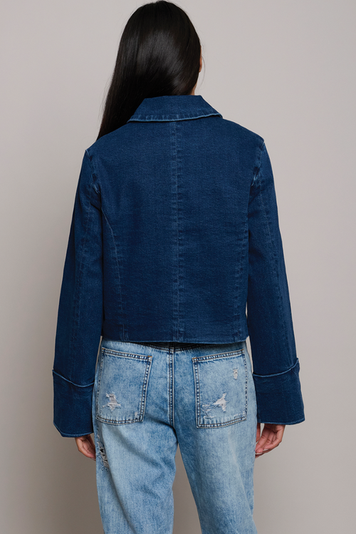 Tt Studios Jane Denim Jacket In Blue