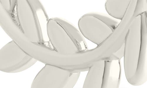 Sterling Forever Effie Vine Hoop Earrings