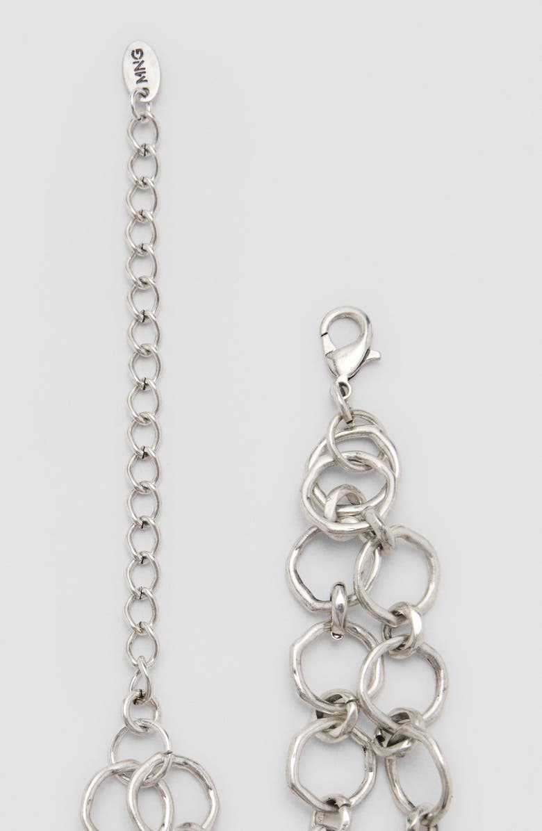 MANGO Metal Flower Chain Belt, Alternate, color, 