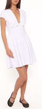Petal & Pup Lyssa Bow Front Fit & Flare Dress