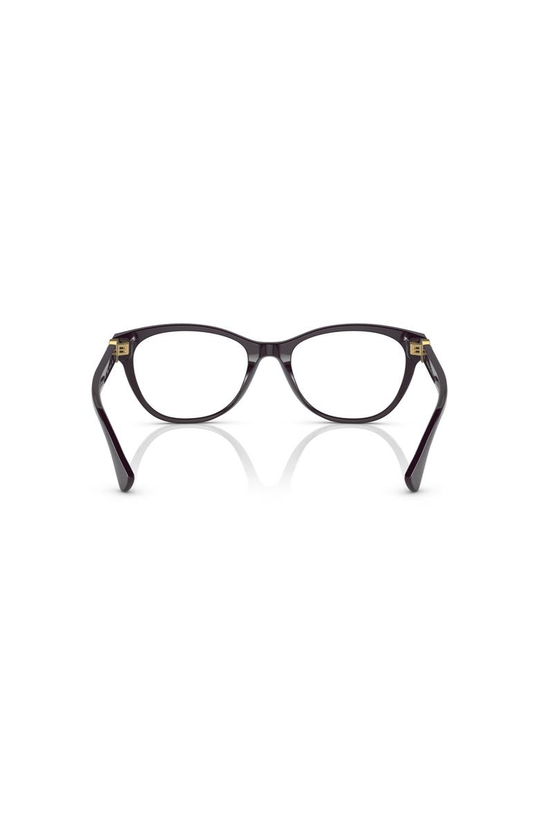 Versace 53mm Cat Eye optical glasses, Alternate, color, Violet