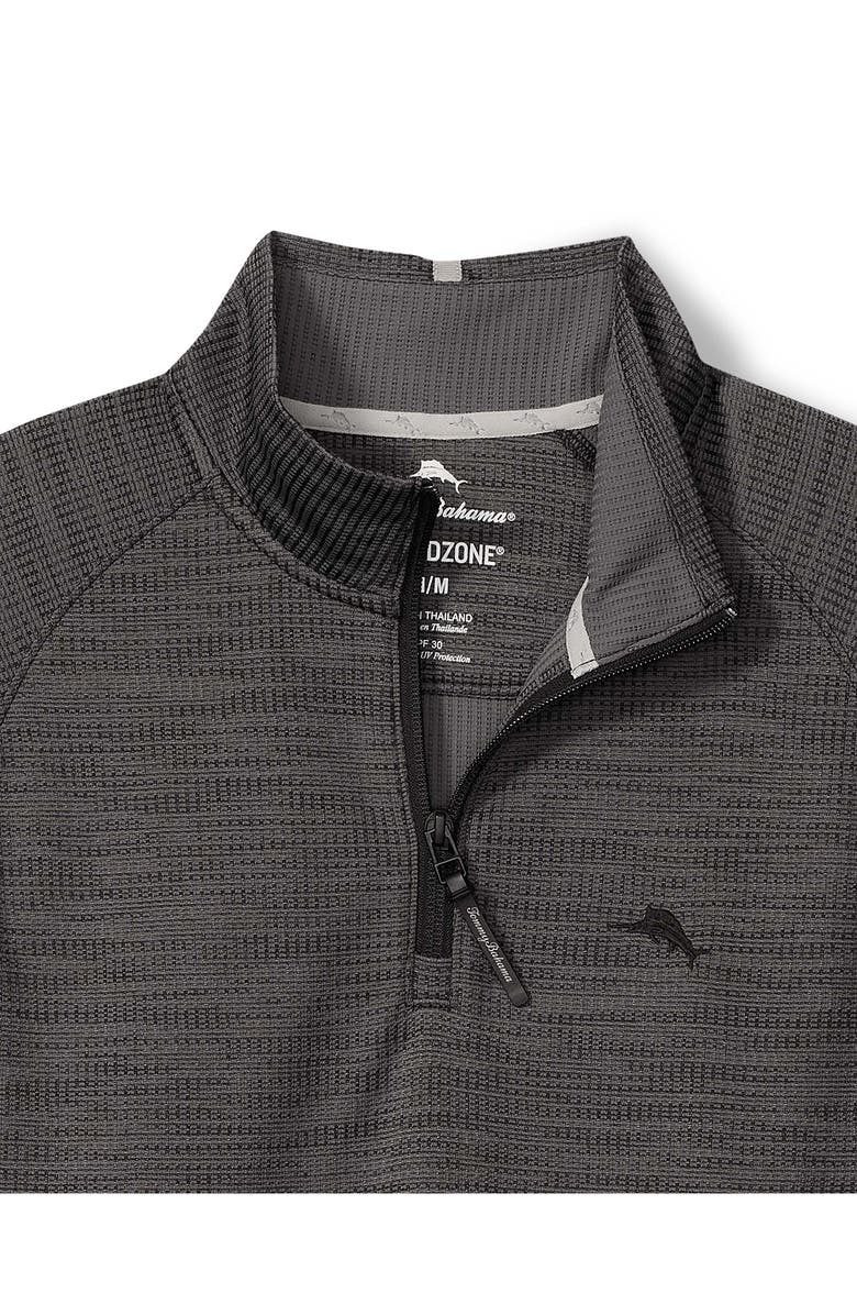 Tommy Bahama Palm Pro IslandZone<sup>®</sup> Performance Half Zip Pullover, Alternate, color, Black