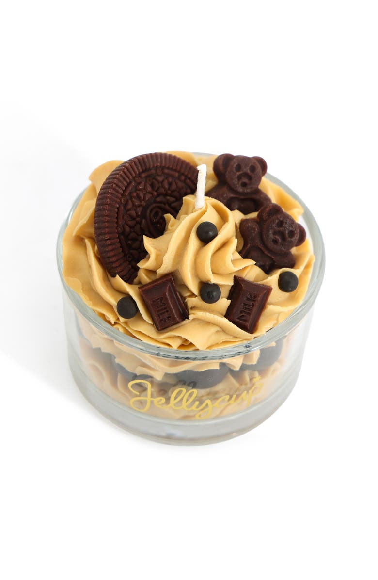 Jellycup Dessert Cup Soy Wax Candle Chocolate Cookie, Alternate, color, Chocolate Cookie