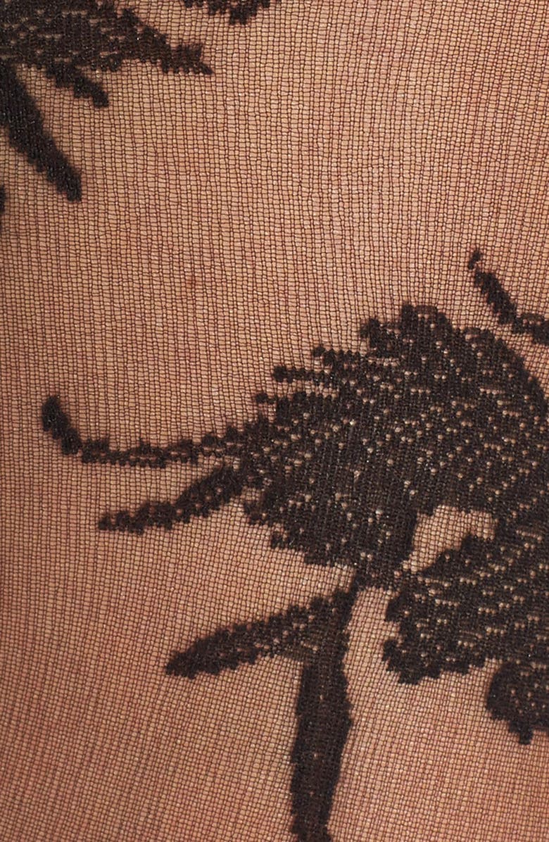 Falke 'Lilium' Floral Print Tights, Alternate, color,