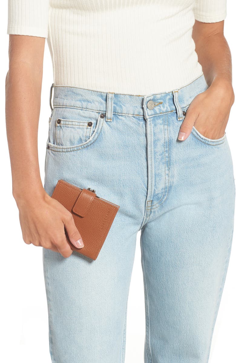 Longchamp 'Le Foulonne' Pebbled Leather Wallet, Alternate, color, 