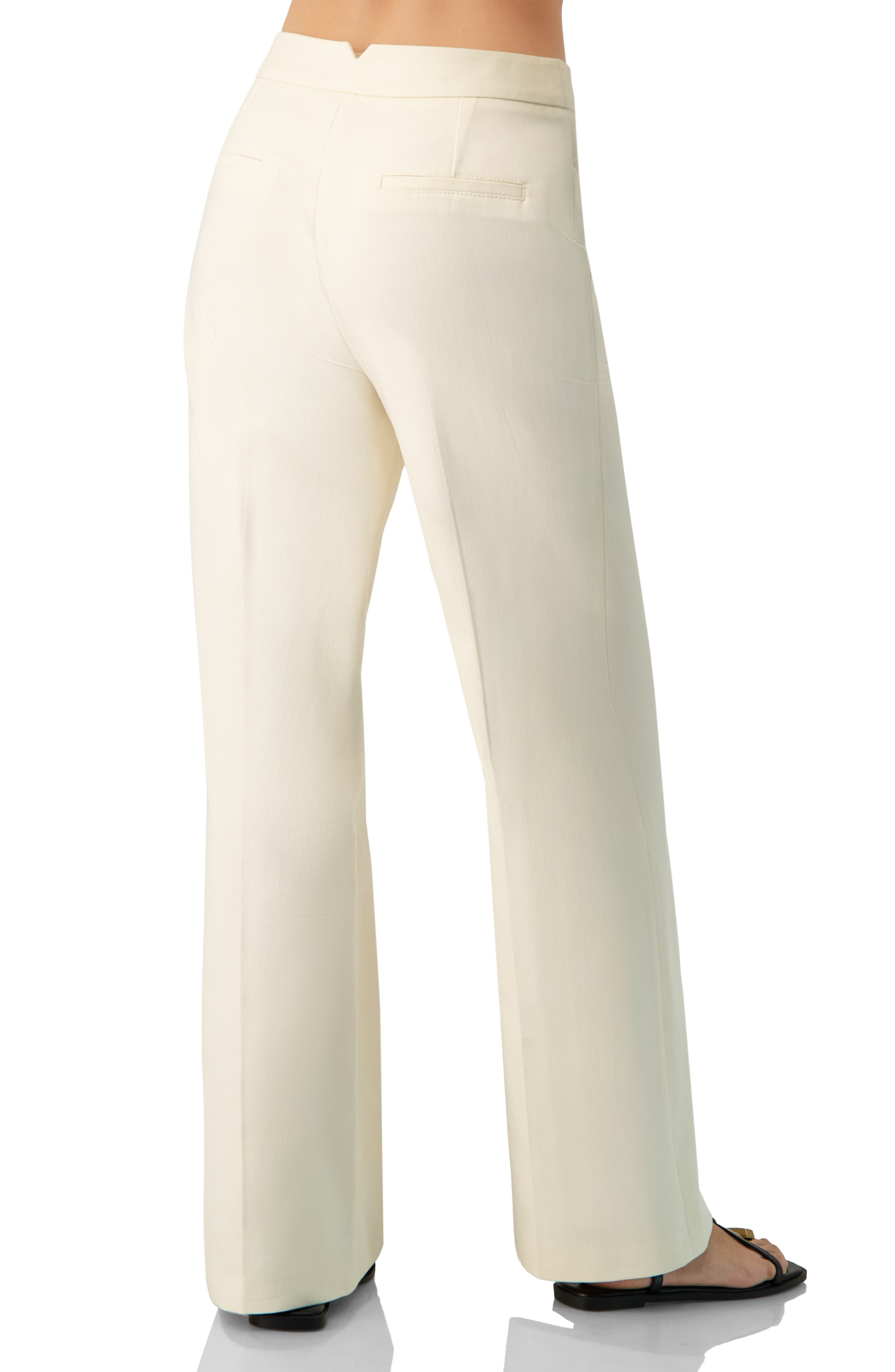 Cotton Wide-Leg Straight Pants - image 2