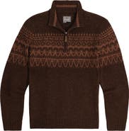 ROYAL ROBBINS Arch Rock Quarter Zip Merino Wool Pullover