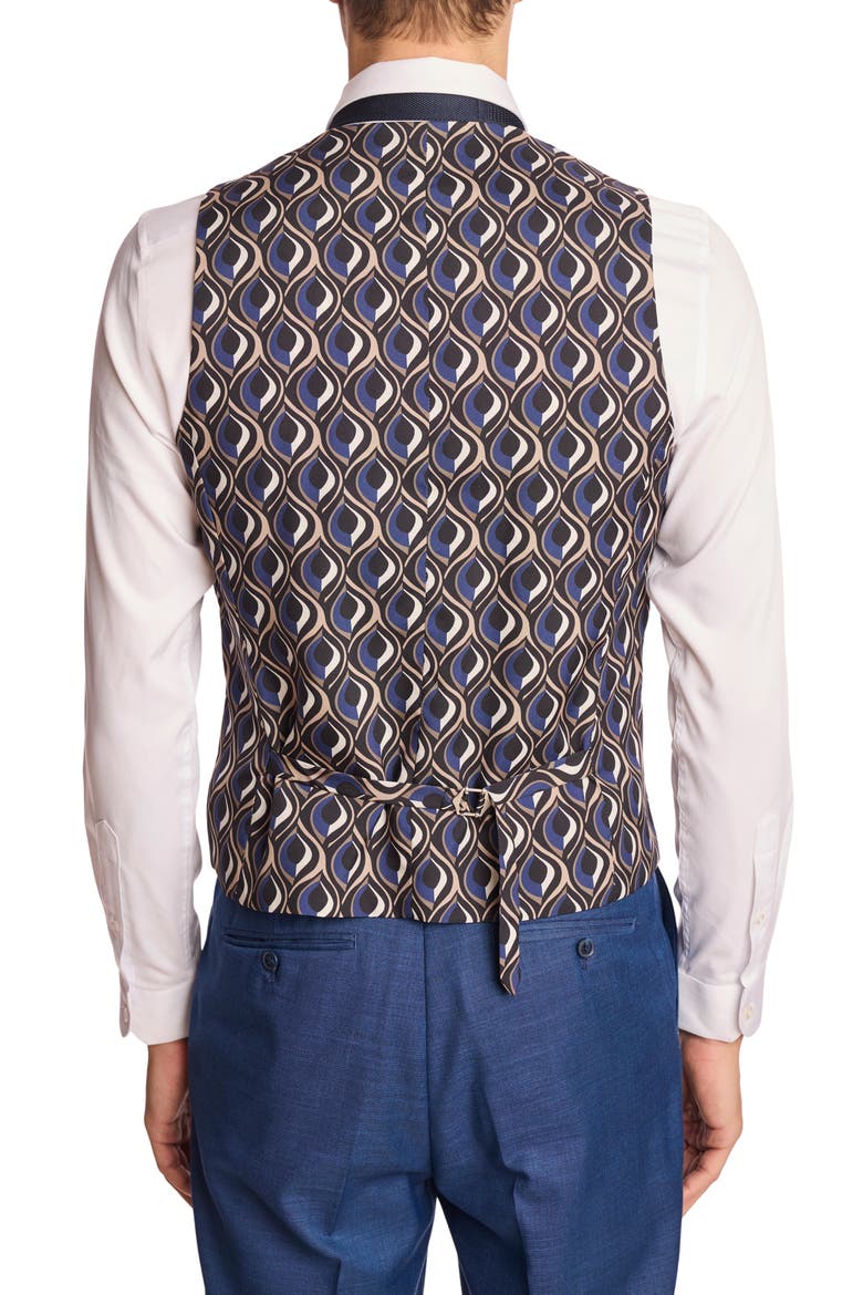 Eaton Modern Fit Vest, Alternate, color, DARK BLUE SHARK