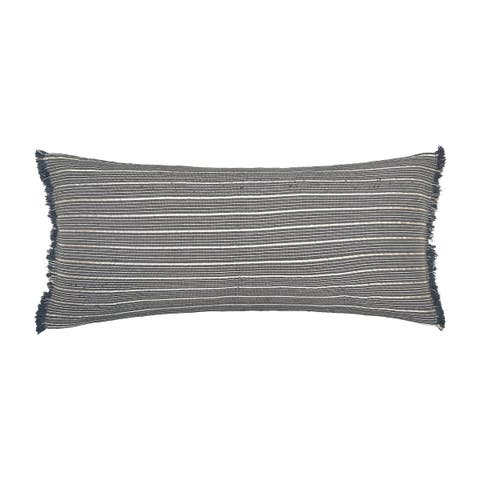 Idora Hand-Woven Cotton Decorative Throw Pillow With Fringe Edges