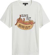 Vinyl Icons Suns Out Graphic Jersey Cotton Blend T-Shirt
