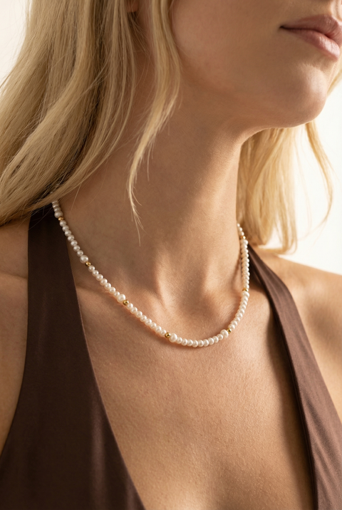 Freshwater Pearl Strand Necklace