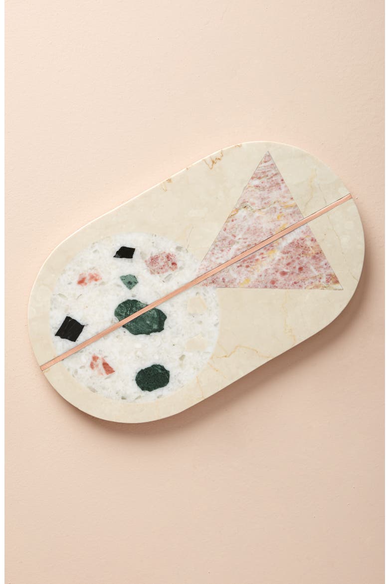 Anthropologie Barbaza Marble Cheese Board, Main, color, IVORY