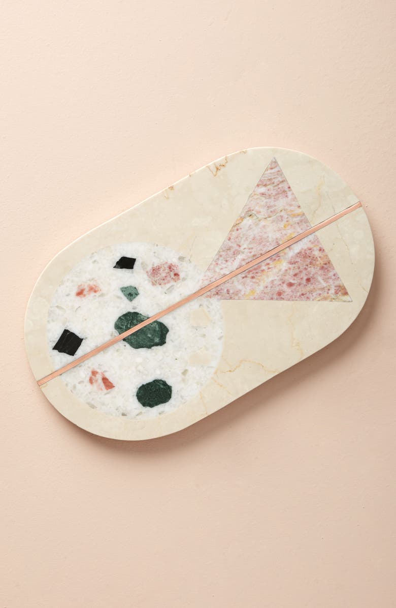 Anthropologie Home Anthropologie Barbaza Marble Cheese Board, Main, color, 