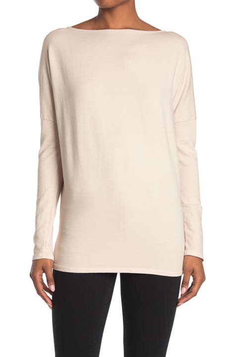 Boatneck Dolman Knit Sweater