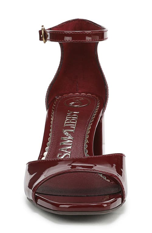 Sam & Libby Lenanne Sandal In Burgundy