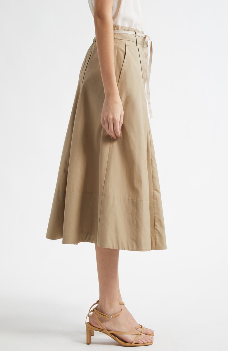 Vince Cotton Skirt, Alternate, color, Sandbar