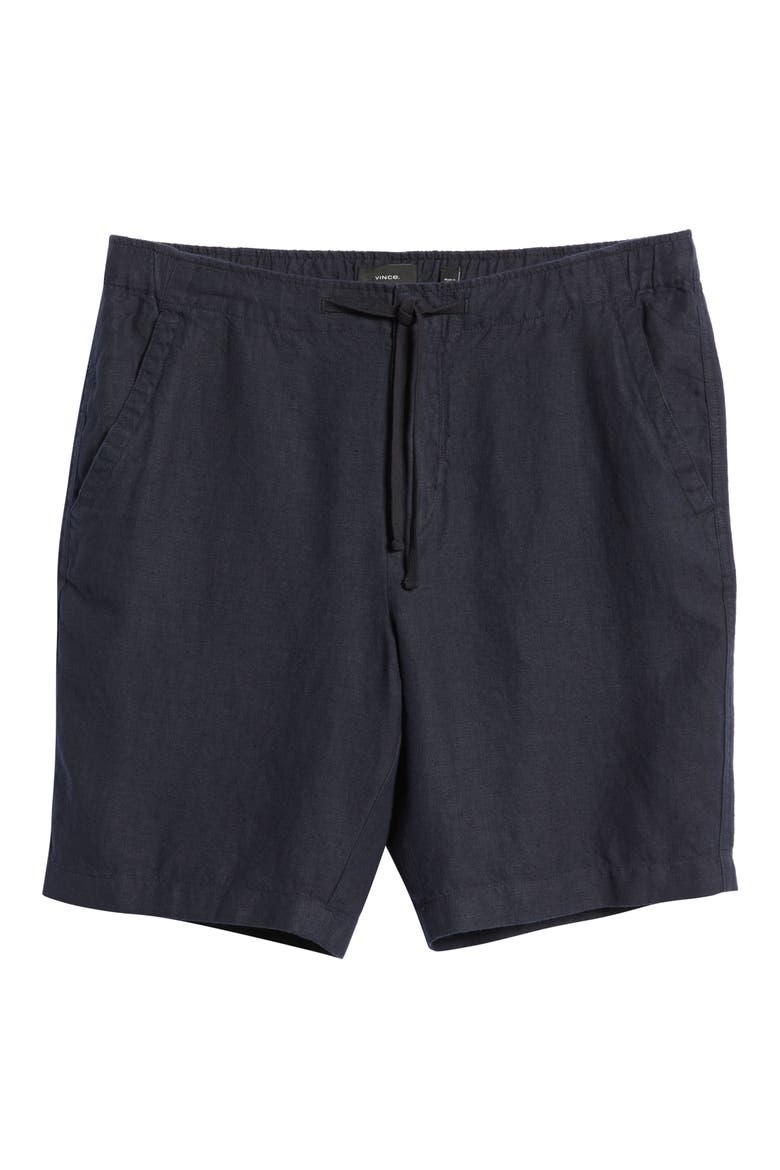 Lightweight Hemp Linen Shorts, Alternate, color, COASTAL