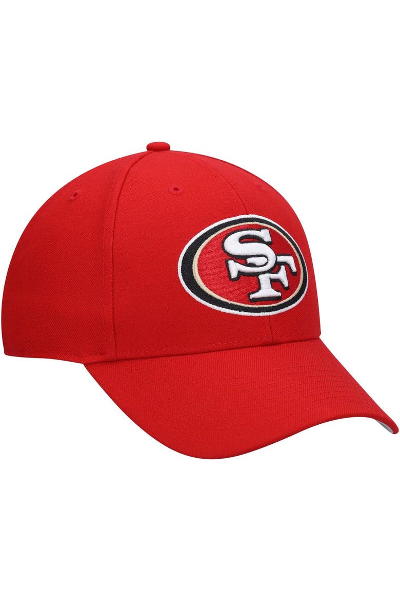 Men's '47 Scarlet San Francisco 49ers Logo MVP Adjustable Hat, Alternate, color, Scarlet