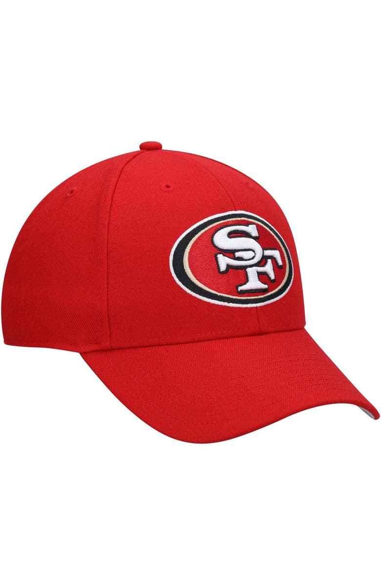 '47 Men's '47 Scarlet San Francisco 49ers Logo MVP Adjustable Hat, Alternate, color, Scarlet
