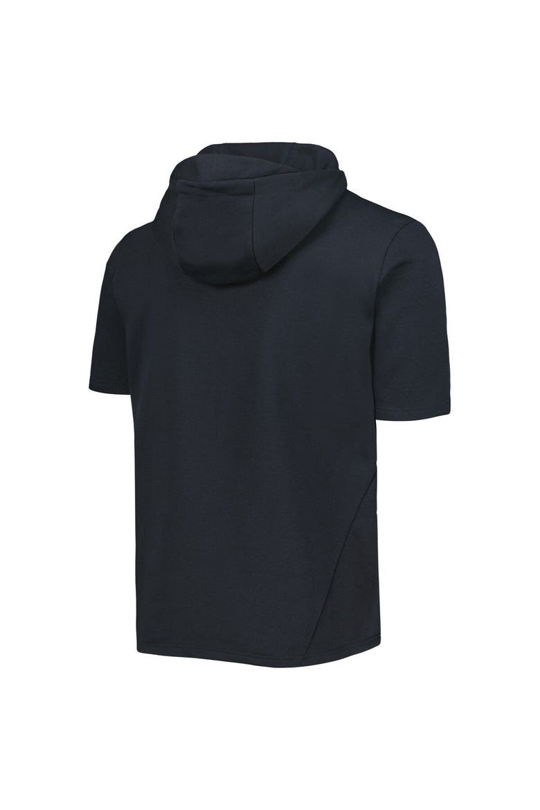Men's Levelwear Black San Diego Padres Recruit Full-Zip Short Sleeve Hoodie, Alternate, color, Black