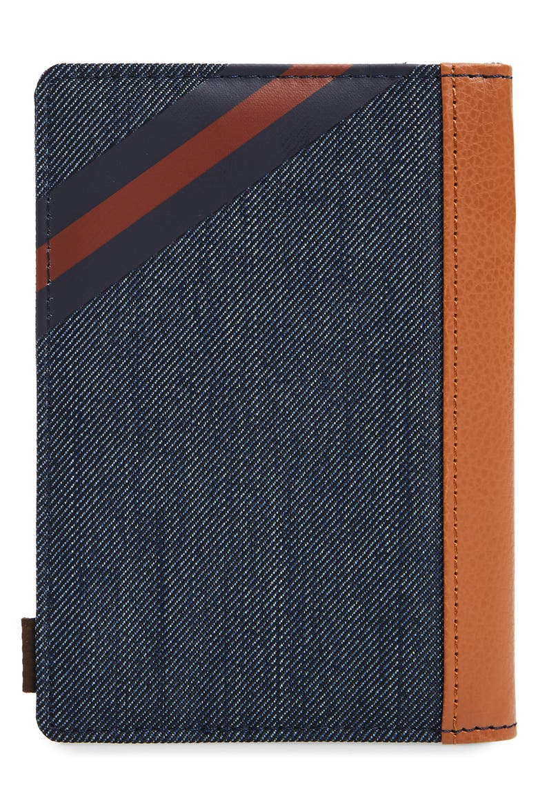Raynor Passport Case, Alternate, color, INDIGO DENIM/ PEACOAT/ PICANTE