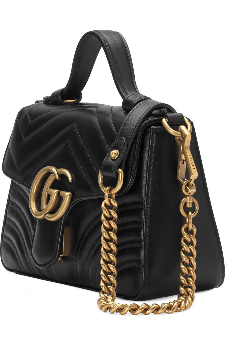 Gucci GG Matelassé Leather Top Handle Bag, Alternate, color,